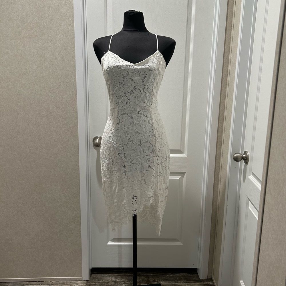 NWT Ivory Lace Dress M